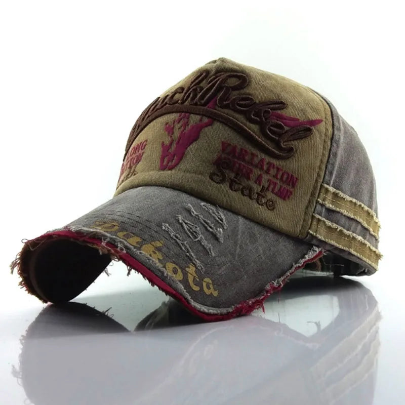 2022 News Fashion Outdoor Sports Cotton Baseball Cap Retro Embroidery Men's Cap Hip Hop Rebound Caps Snapback Hats
