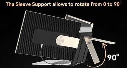 OEM Laptop Screen Extender S6 Dual Portable Monitors IPS Full HD 1080 Portable Extender Monitor Triple Display for Laptop