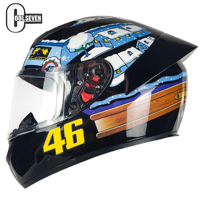 DOT Customized Color Cheap Full Face Motorcycles Helmet with Quick Release Buckle Customizable Logo/package Novel Design Helmets