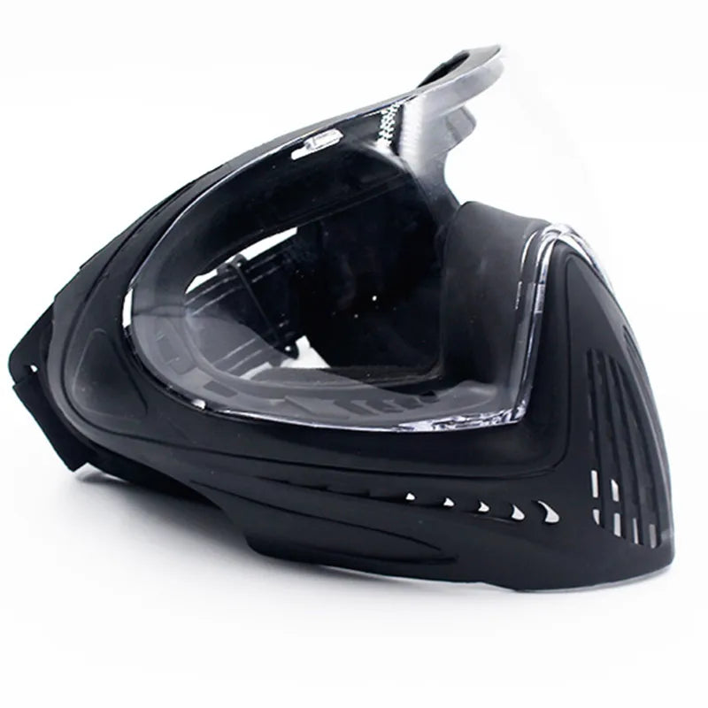 F1 Full Face Tactical Mask With Single Layer Paintball Safety Anti-fog Goggle Tactical Mask Tactical Airsoft Equipment F0022