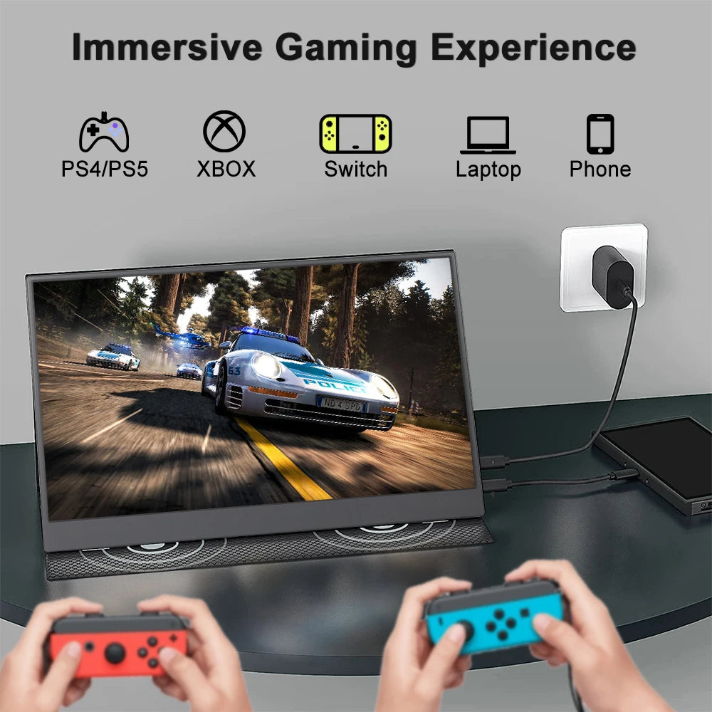 SIBOLAN 15.6 Inch Ultra-Thin Portable USB Interface Laptop Screen Extender 1080P Dual LCD Display with IPS LED Panel OEM ODM