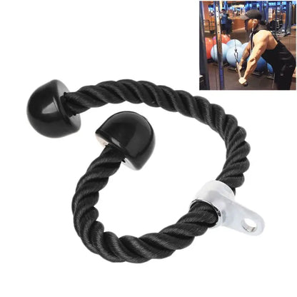 Triceps Gym Cable Push Pull Down Arm Press Bar Cable Rope Attachment for Workout Fitness Body Building Fitness Equipment