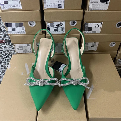 Y New Fashion Big Size Women Ladies Shoes Pointed Toe Ankle Strap PU Party Wedding High Heels Shoes Heeled Sandals
