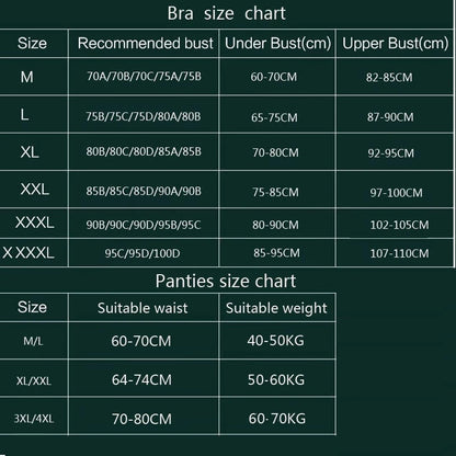 Comfortable Latex 4.0 Bra Women's Underwear Set Wireless With breast Pads Gather Bralette with panties Lingerie 2-pieces Suit