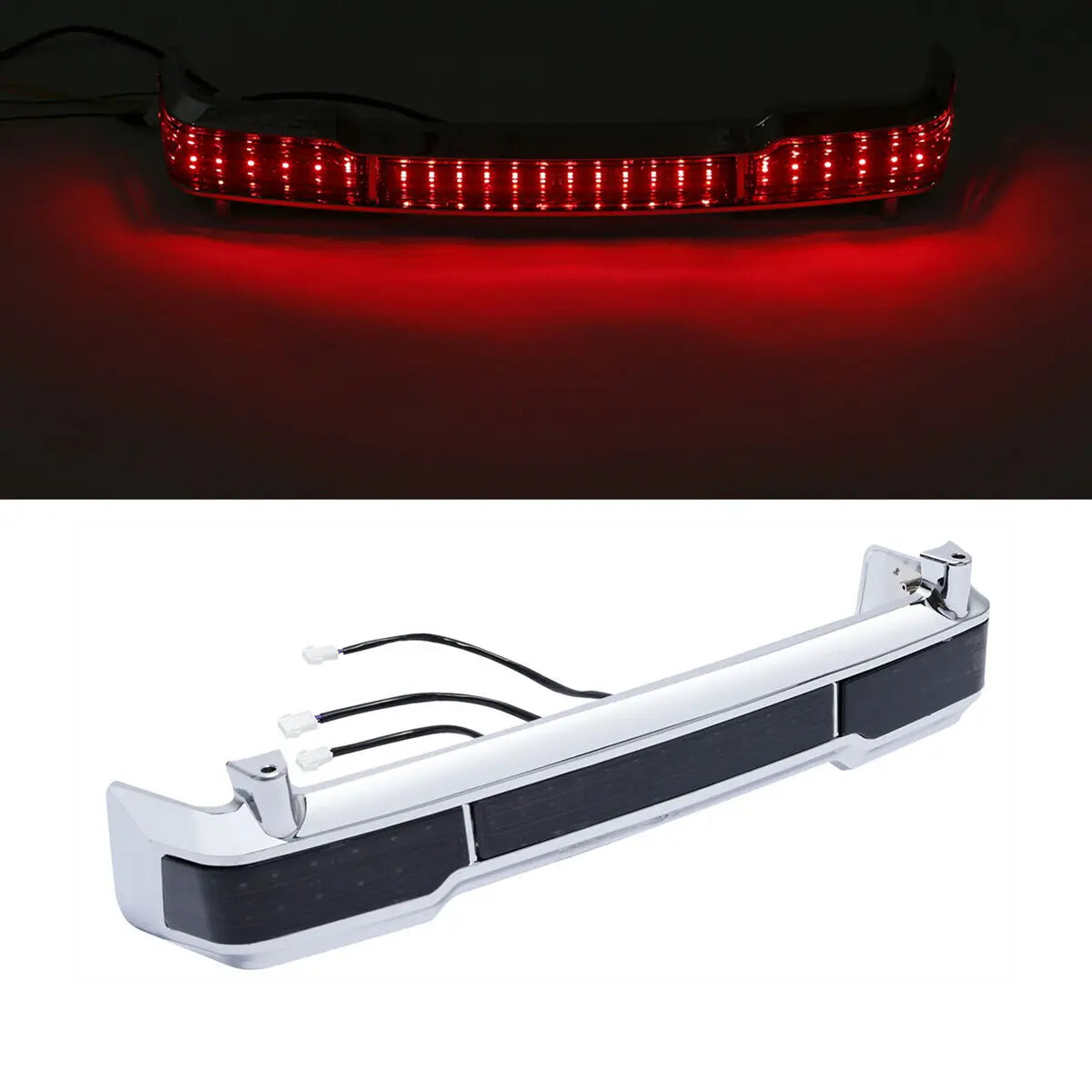 LED Brake Tail Light King Trunk For Harley Touring Road King Road Glide Electra 1997-2013 Motorcycle Accessories