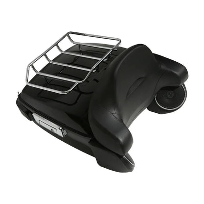Motorcycle King Trunk Rack Light Speaker Pad For Harley Touring Trunk Road King Glide 2014-2025