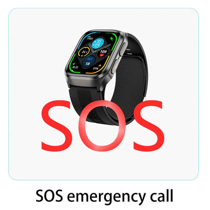 Wholesale Fashion AMOLED Health Monitor Montre Connecte Blood Pressure ECG Smart Watch With Air Pump