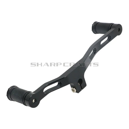 For Harley Dyna Street / Fat Bob Low Rider Super / Wide Glide Motobike CNC Mid-Controls Heel Toe Shifter Lever Shift With Pegs