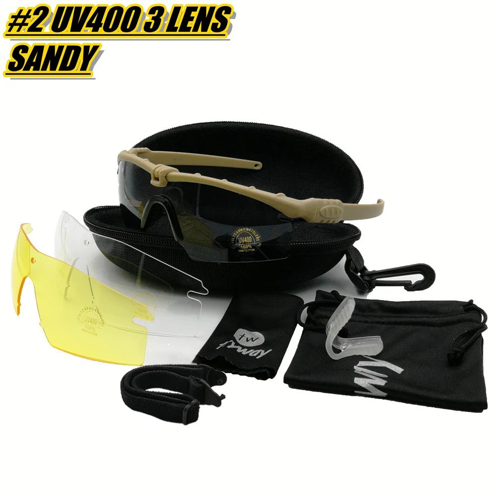 Tactical Professional Protective Military Polarized Glasses-Shooting Gafas Sports Hiking Cycling Paintball Safety Eyewear