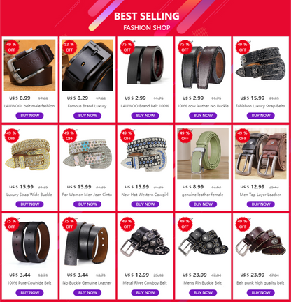 Heavy Metal Punk Belt Genuine Leather Hip Hop Belts For Men Cross Rivet Jeans belt male Strap Ceinture Homme designer belt
