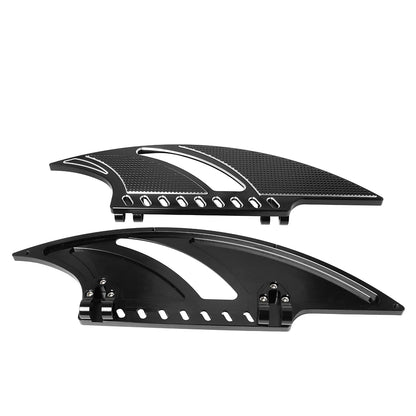 Motorcycle Black Front Floorboards Foot Pegs Footrest Pedals For Harley Sportster 883 1200 Touring Electra Glide Road King Dyna