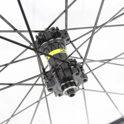 Newest 700C 40mm Road bike 6061 Aluminum alloy bicycle wheelset clincher rim Thru Axle center lock Disc brake hub for 8/9/10/11S