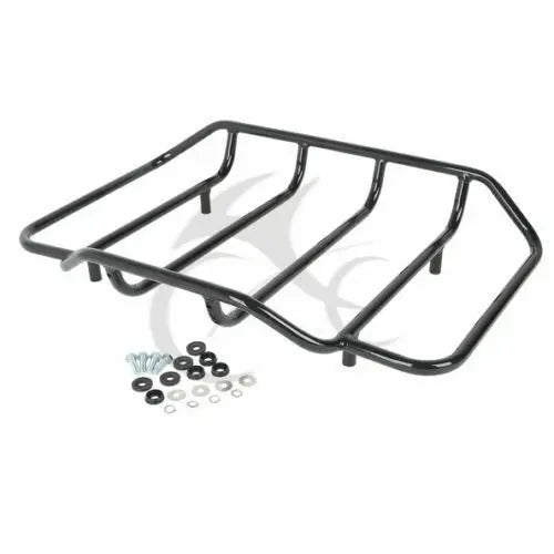 Motorcycle Chopped Trunk Backrest Rack For Harley Touring Road King Road Glide Street Glide 2014-2025