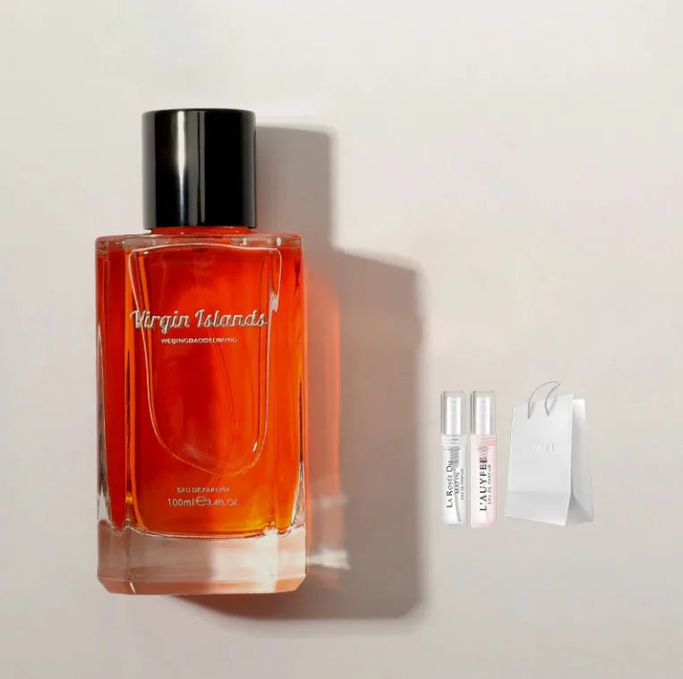 French Virgin Island Men's Perfume Lasting for 72 Hours Eau De Toilette Cologne Perfume Holiday Gift