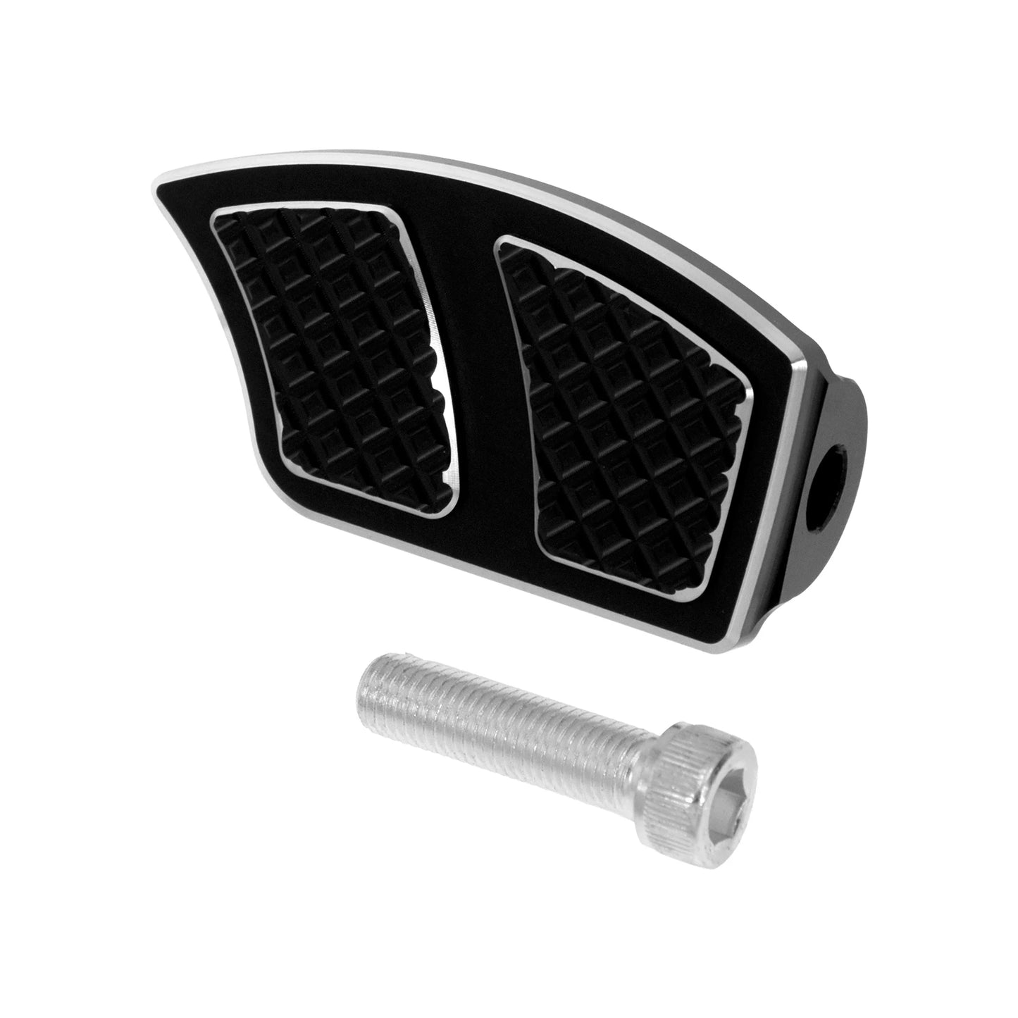 Motorcycle Front Floorboards Passenger Footboard Male Mount Foot Pegs Black/Chrome Footrest For Harley Softail Dyna XL Touring