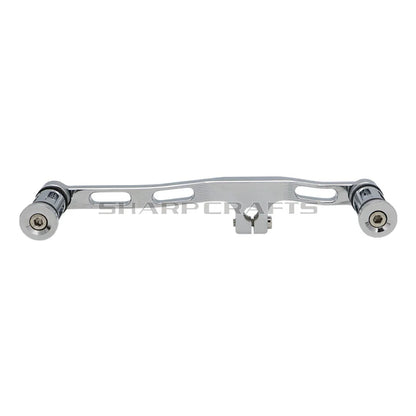 For Harley Dyna Street / Fat Bob Low Rider Super / Wide Glide Motobike CNC Mid-Controls Heel Toe Shifter Lever Shift With Pegs