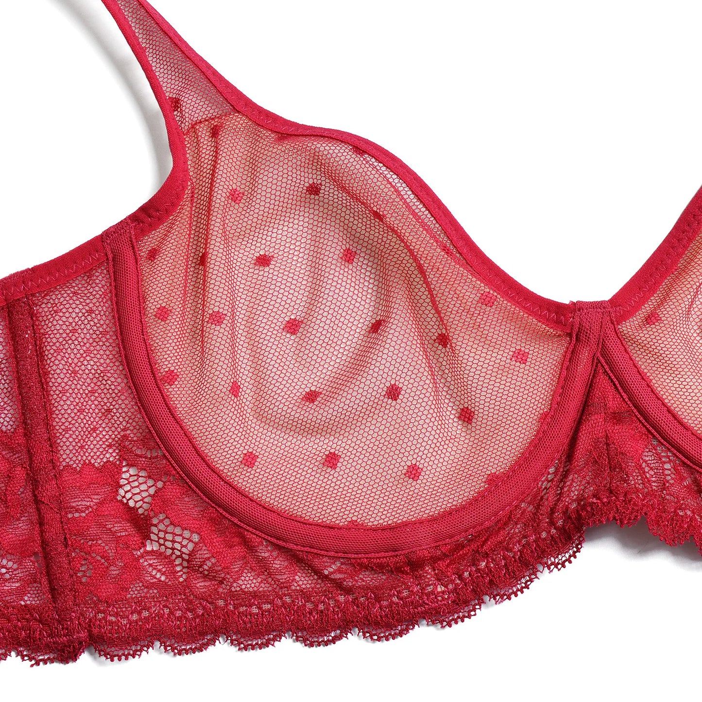 YBCG New Ultra Thin Women Bra Sexy See Through Lace Bras Mesh Perspective Wire Transparent A B C D DD E DDD F 70 75 80 85 90 95