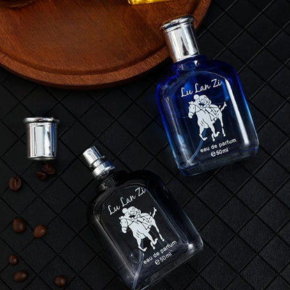 Lulanzi Men's Woody Marine Ocean Fragrance Cologne 50ml Long Lasting Fresh Knight Perfume Daily Use Sample Size Spray