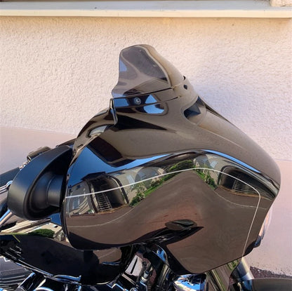 Black/Light blue/Clear4.5'' 7"10.5'' Windshield Fairing Windscreen Cover For Harley Electra Street Glide Touring 2014-2019