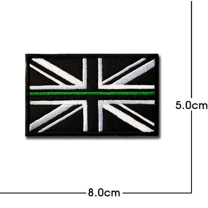 United Kingdom Flag Embroidery ENGLAND Patch PVC hook loop Great Britain National UK GB Flags Patches Embroidered Badges
