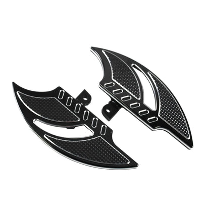 Motorcycle Front Floorboards Passenger Footboard Male Mount Foot Pegs Black/Chrome Footrest For Harley Softail Dyna XL Touring