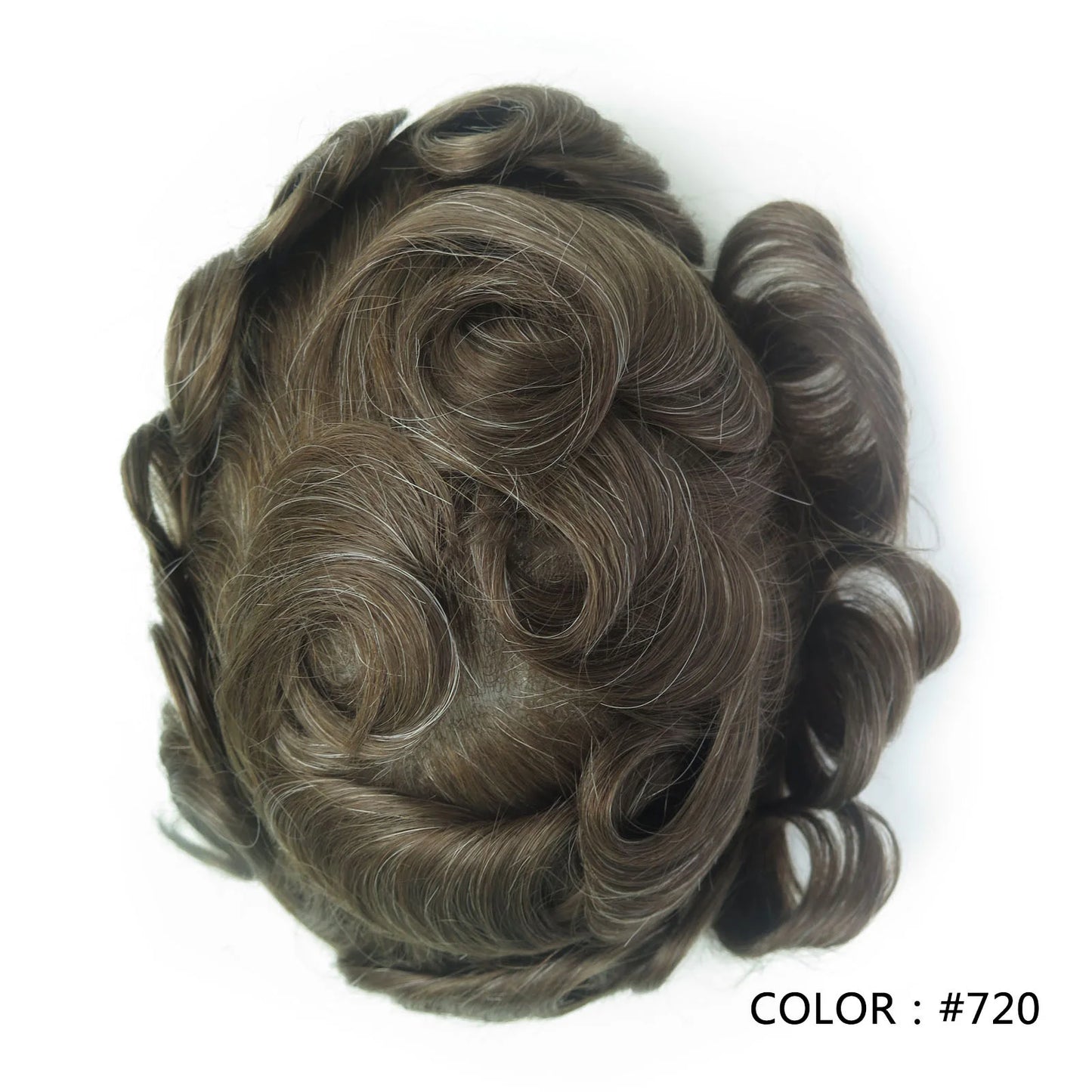 Full Swiss Lace base Blonde Hair toupee for Men indian remy hair Bleached Knots  Natural Hairline hair System for Man