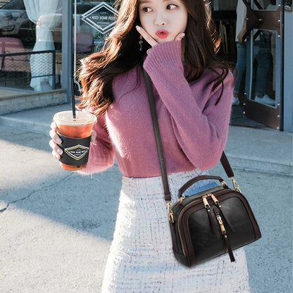 Yogodlns Crossbody Bags For Women PU Leather New High Quality Ladies Fashion Solid Color Bag Female Designer Shoulder Bag