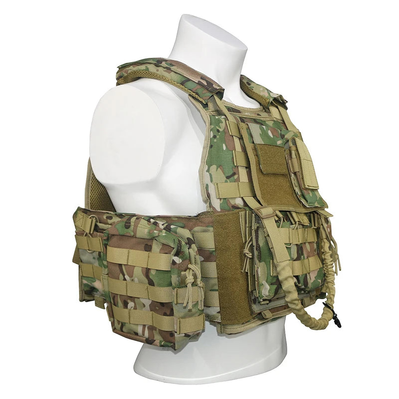 1000D Tactical Vest Sniper Chest Rig Airsoft Vest Armor Vest Gear Carrier Load Bearing Vest Hunting Clothes
