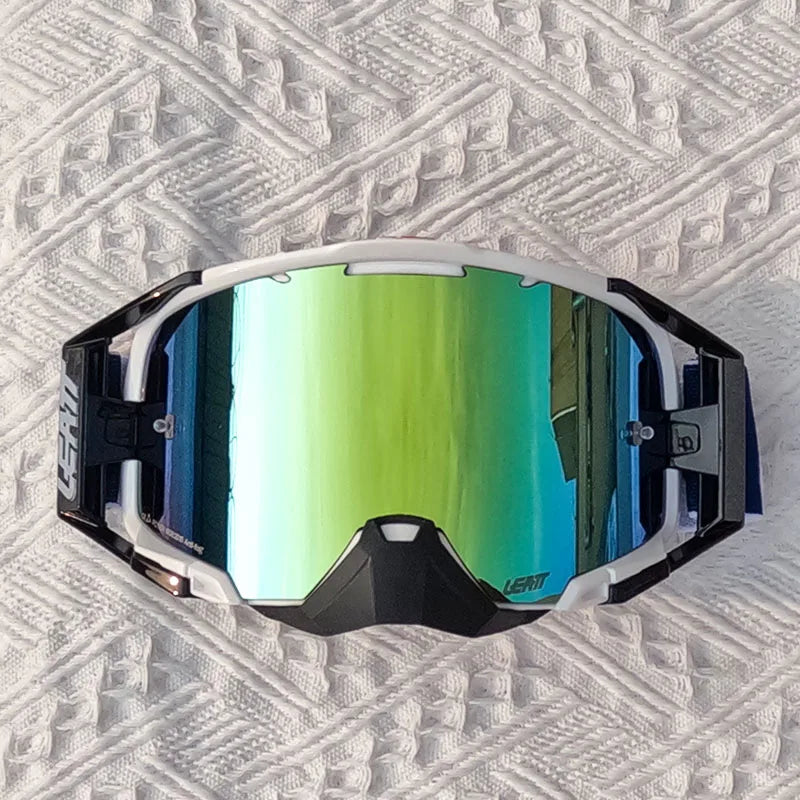 Protective Double Layers Motocross Goggles Brand New LEATT Anti Fog Moto Sunglasses Motorcycle Outdoor Sport Eyewear