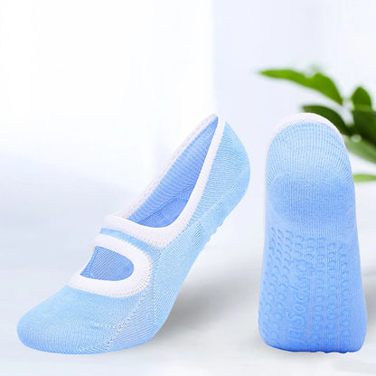 New Women High Quality Bandage Yoga Socks Anti-Slip Quick-Dry Damping Pilates Ballet Fitness Socks Breathable Gym Sports Socks