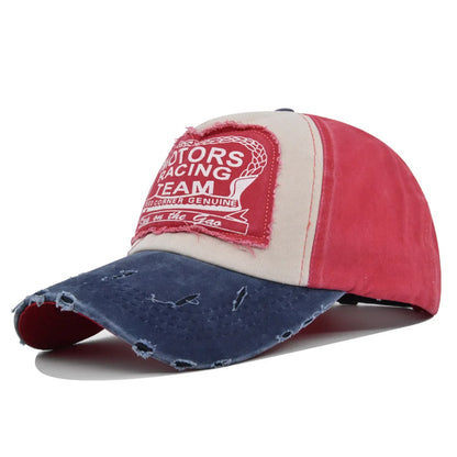 Baseball Cap Snapback Hat MOTORS RACING TEAM Sun hat Spring Autumn baseball cap Sport cap Hip Hop Fitted Cap Hat For Men Women