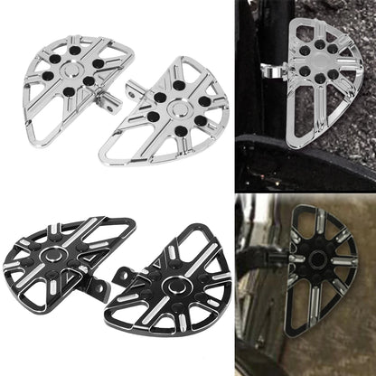 Motorcycle Driver Floorboard Male Mount Rear/ Front Foot Rest Pegs Pedal Black/Chrome For Harley Softail Touring Dyna Road Glide