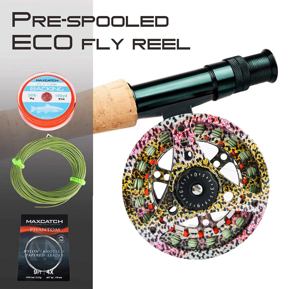 Maximumcatch Fly Fishing Reel 3/4/5/6/7/8 WT Large Arbor Die Casting Aluminum Fly Reel