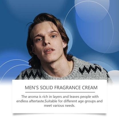 East Moon Solid Balm (Men's Cologne) Men's Charm Solid Balm Fresh and Natural Portable Long-lasting Fragrance Balm