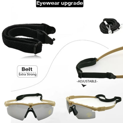 Tactical Professional Protective Military Polarized Glasses-Shooting Gafas Sports Hiking Cycling Paintball Safety Eyewear