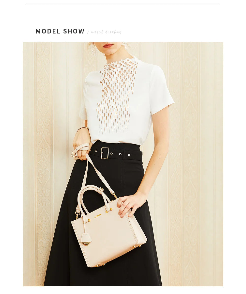 LA FESTIN New Women Leather Tote Bags Luxury Multifunctional Versatile Ladies Fashion Shoulder Crossbody Designer Handbag