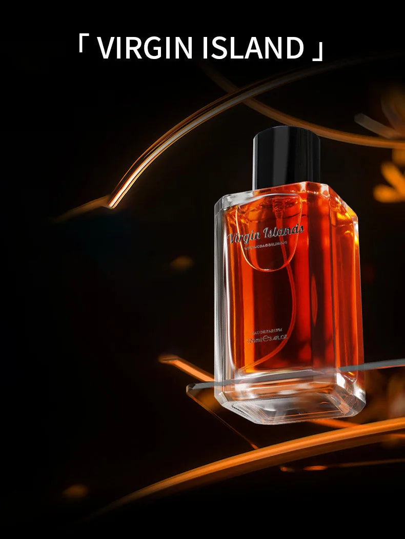 French Virgin Island Men's Perfume Lasting for 72 Hours Eau De Toilette Cologne Perfume Holiday Gift