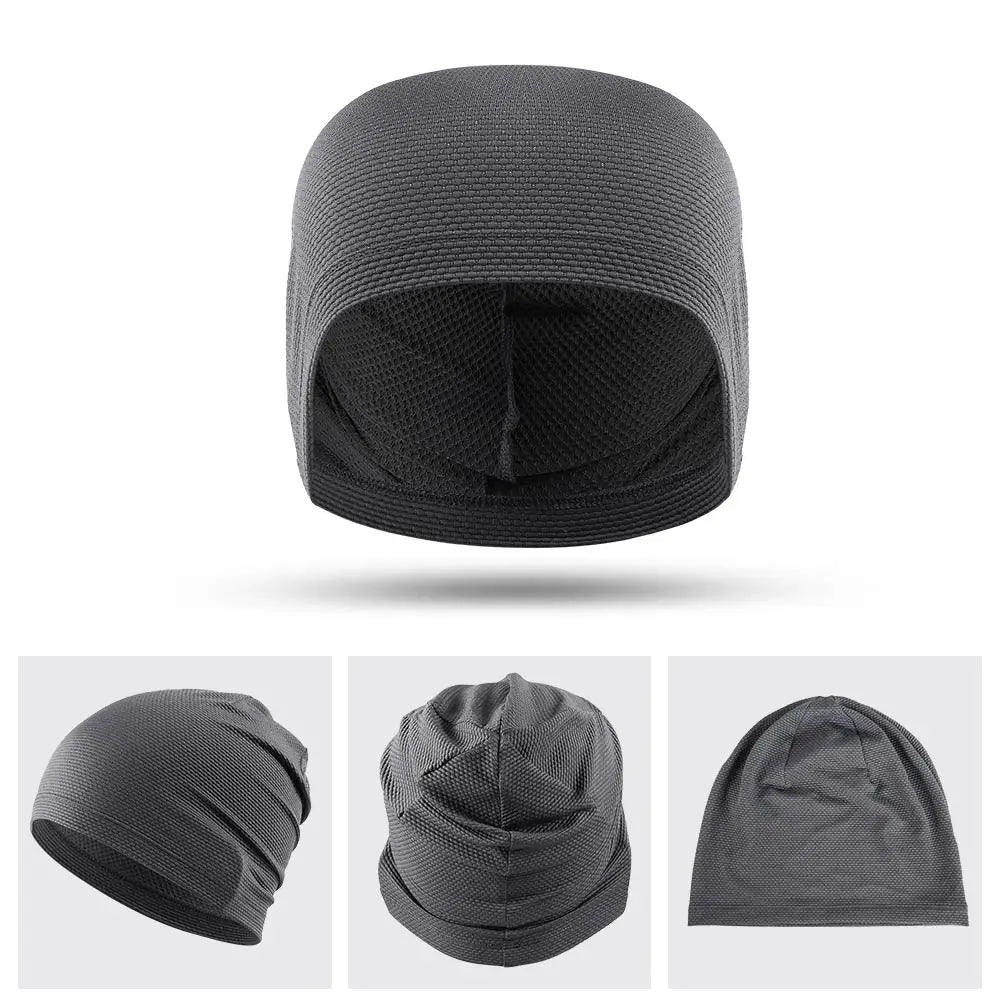 2PCS Quick-drying Running Caps Summer Breathable Cool Sports Hats Outdoor Cycling Hiking Baseball Skullies Stretchy Beanies Hat
