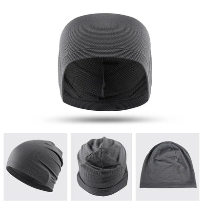 2PCS Quick-drying Running Caps Summer Breathable Cool Sports Hats Outdoor Cycling Hiking Baseball Skullies Stretchy Beanies Hat