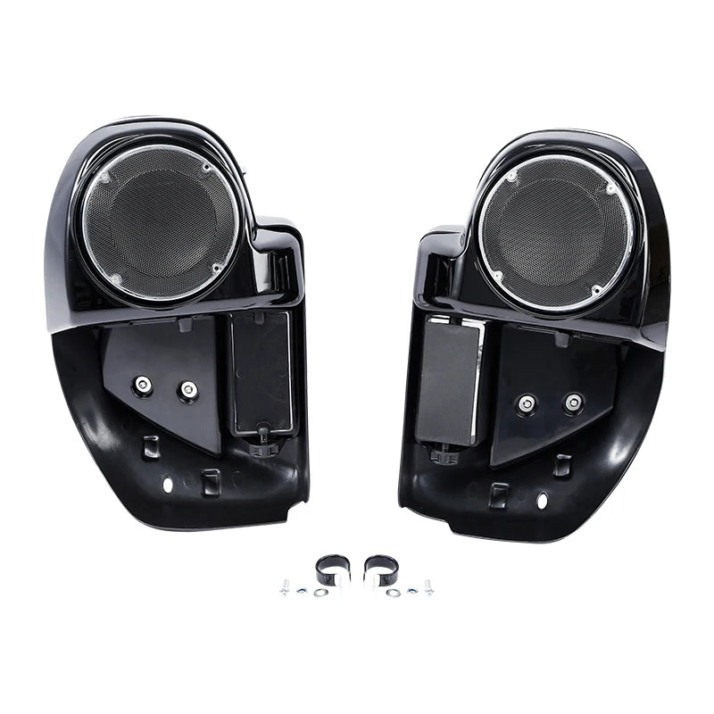 Motorcycle 6.5" Speaker Box Lower Vented Fairing Leg For Harley Touring Electra Glide Road King Street Glide 2014-2024