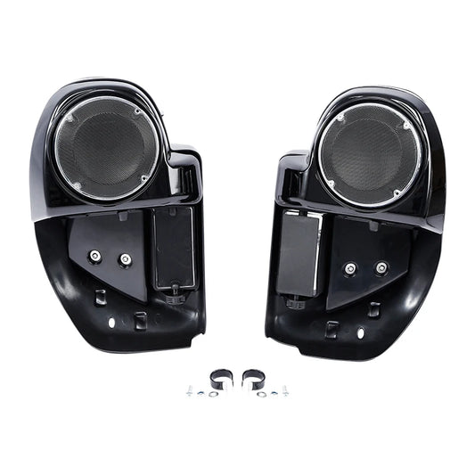 Motorcycle 6.5" Speaker Box Lower Vented Fairing Leg For Harley Touring Electra Glide Road King Street Glide 2014-2024