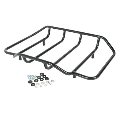 Motorcycle 5.5" Razor Trunk +Top Rack & Backrest For Harley Touring  Road King Street Electra Glide 1997-2013 2012