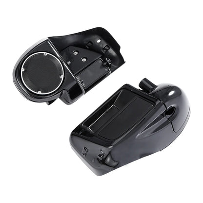 Motorcycle 6.5" Speaker Box Lower Vented Fairing Leg For Harley Touring Electra Glide Road King Street Glide 2014-2024