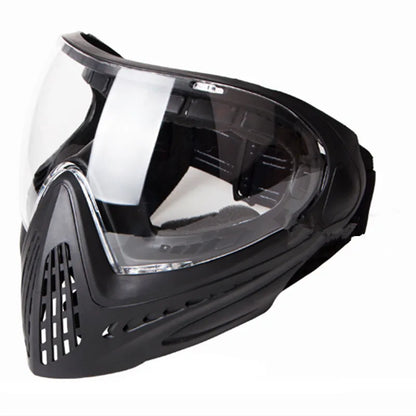 F1 Full Face Tactical Mask With Single Layer Paintball Safety Anti-fog Goggle Tactical Mask Tactical Airsoft Equipment F0022