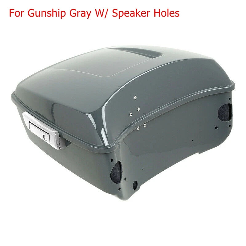 Motorcycle Razor Chopped King Trunk Latches For Harley Touring Road King Street Glide Road Glide 2014-2025