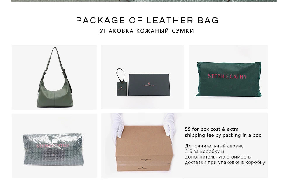SC Luxury Women Cowhide Crossbody Bag Large Casual Shoulder Purse Wide Strap Handbag Female Daily 100% Genuine Leather Hobo Sack