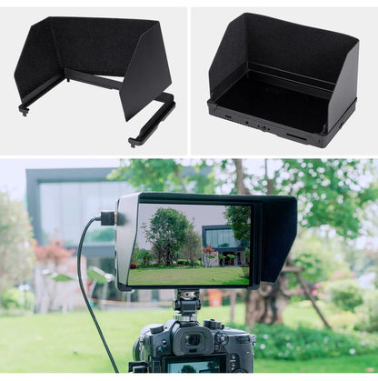 FEELWORLD-F7 Pro On-Camera Field Director Monitor, 7 "IPS Touch Screen, 3D LUT DSLR, HDMI, 4K, 60Hz, HD with F970 External Power