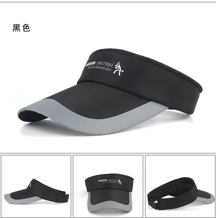 Sport Empty Top Cap  Sun Hats for Women Visor Hat Adjustable Outdoor Cap For man &women