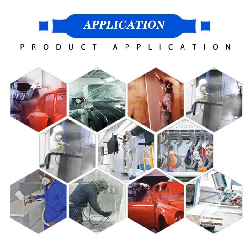 High Quality 4000B HVLP Spray Gun 1.3mm Stainless Steel Nozzle Atomization Professional Sprayer Paint Airbrush For Car Painting