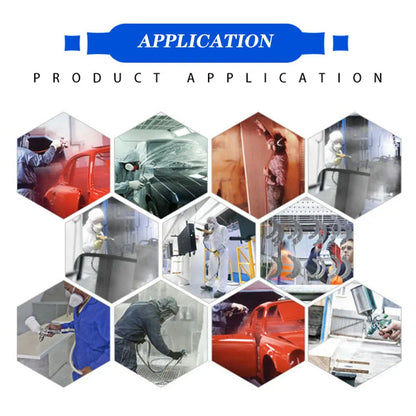 High Quality 4000B HVLP Spray Gun 1.3mm Stainless Steel Nozzle Atomization Professional Sprayer Paint Airbrush For Car Painting
